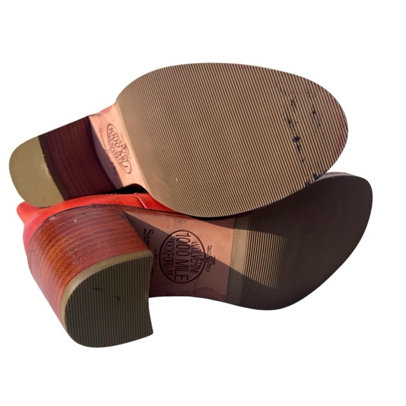 Wolverine Samantha Pleet 1000 mile Arc ankle boot 35 5 Marmalade leather - Picture 4 of 7